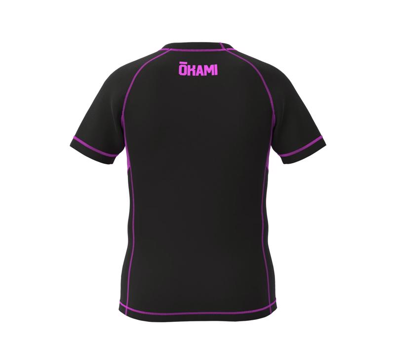 Okami Kids GRAPPLINO RASHGUARD - BLACK/PINK